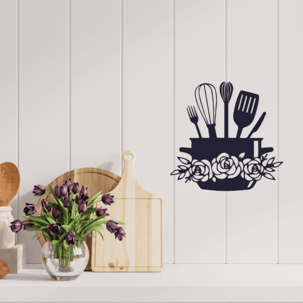 Kitchen Silhouette | Wall Art - Image 2
